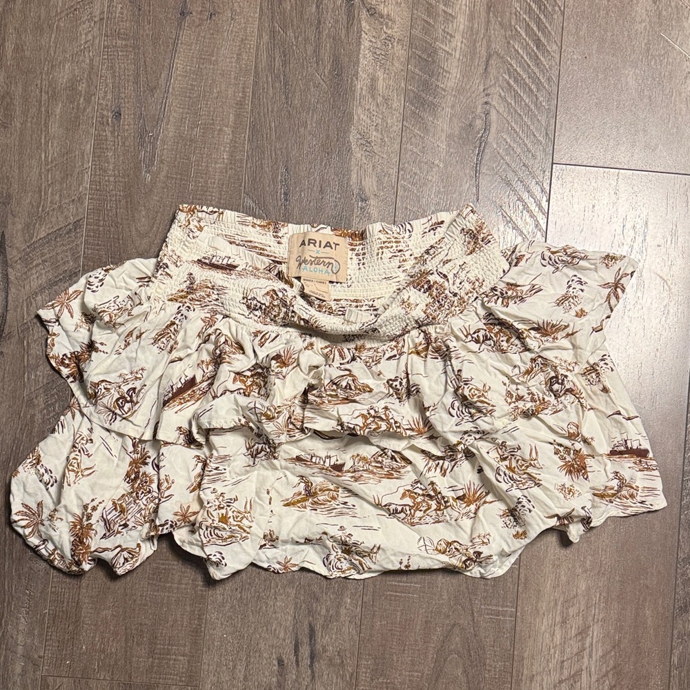 Ariat Western Aloha Ruffled Skirt